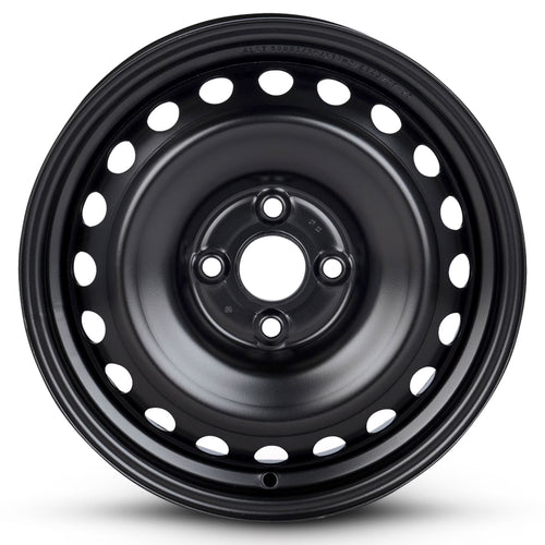 For 2018-2023 Hyundai Accent 15 Inch Painted Black Rim - OE Direct Replacement - Road Ready Car Wheel