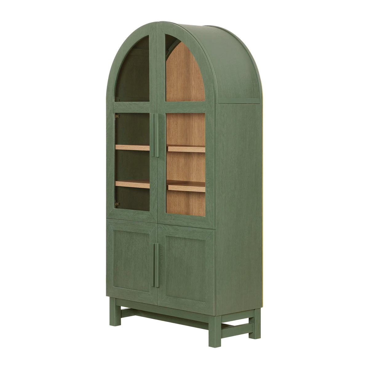 Better Homes & Gardens Juliet Kitchen Rounded Arch Cabinet, Rich Black