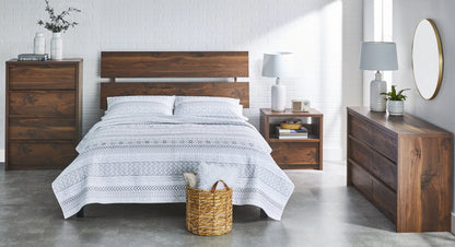 Better Homes and Gardens Montclair 6-Drawer Dresser, Vintage Walnut Finish