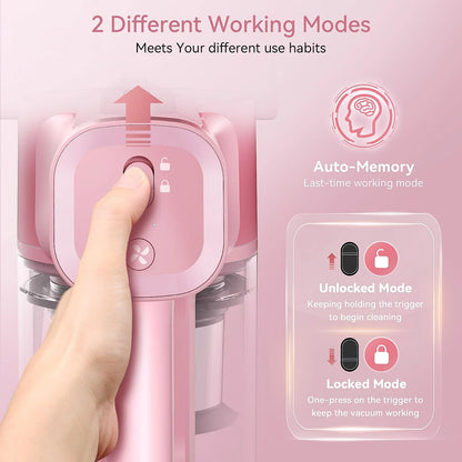 YOMATECH Cordless Vacuum Cleaner, 30Kpa/365W Powerful Stick Vacuum, 6 in 1 Lightweight Vacuum Cleaners for Home Hardfloor Carpet Pet Hair