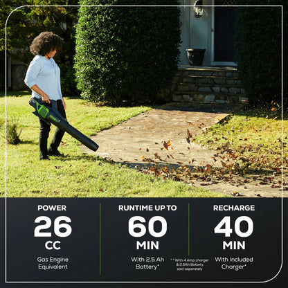 Greenworks Pro 80V (170 MPH / 730 CFM) Brushless Cordless Axial Blower, Tool Only BL80L02
