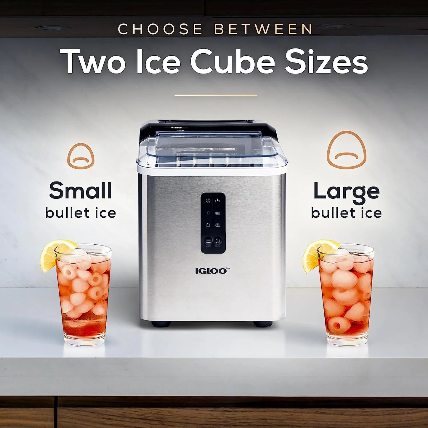 Igloo Automatic Ice Machine Self Cleaning Countertop Ice Maker for Water Bottle & Drinks, Aqua