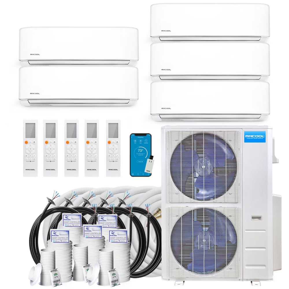 MrCool DIY 4th Gen 5-Zone 48000 BTU Air Conditioner Condenser Unit
