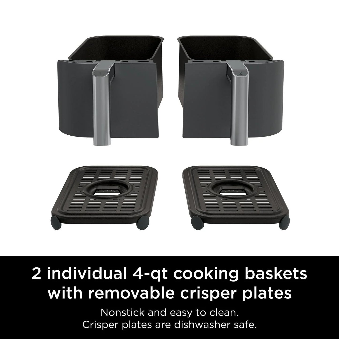 Ninja Foodi 6-in-1 8-quart 2-basket Air Fryer with DualZone Technology