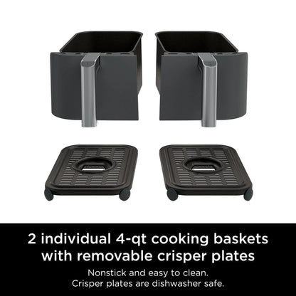 Ninja Foodi 6-in-1 8-quart 2-basket Air Fryer with DualZone Technology
