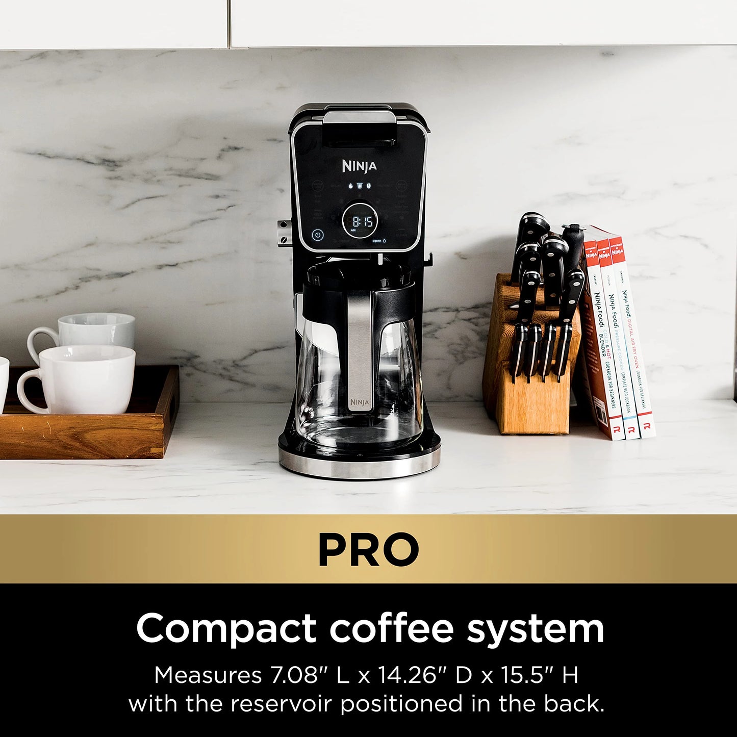 Ninja Drip Coffee Maker With K Cup Combo, DualBrew Pro Specialty Coffee System, Coffee Machine Compatible with K-Cup Pods, 12 Cup Single Serve Coffee Makers with Paper Filter, CFP301 Frother? F