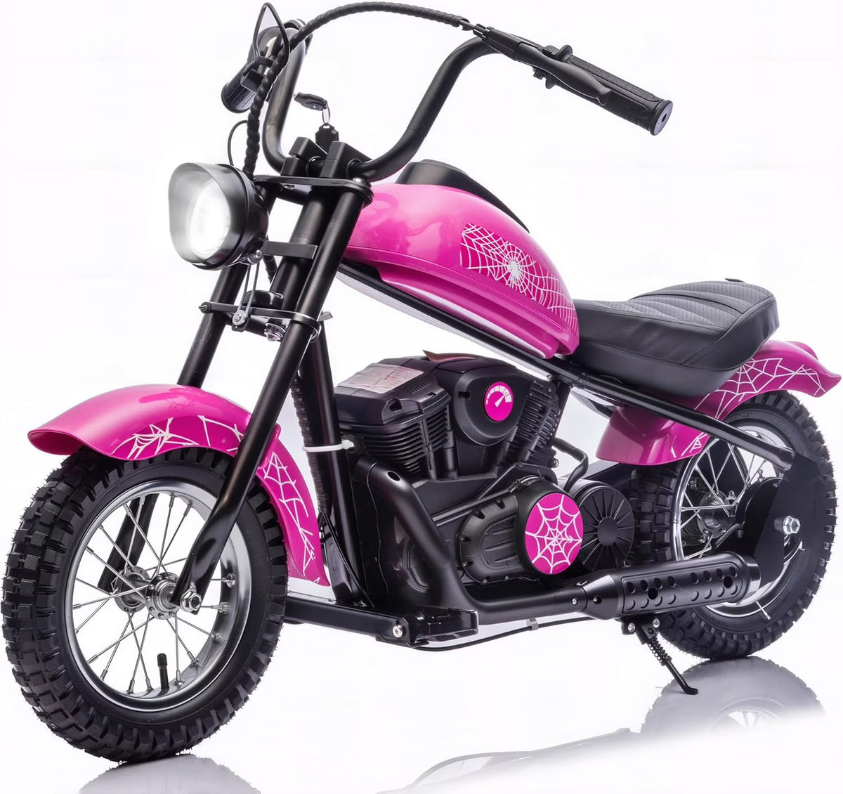 Electric Dirt Bike for Kids, 24V Motor Kids Dirt Bike, Cuoote 250W Ride On Motorcycle up to 15 mph, 150 lb Max Weight, Twist Throttle, Power Display, Rear Suspension, Hand Brake