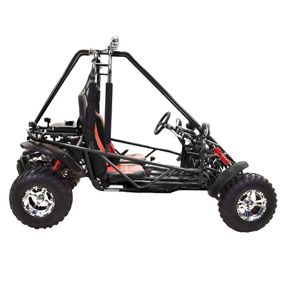 Massimo GKA 200 169cc EFI Adult Go Kart with 10HP Engine, 2WD Off-Road Go Cart, Dual Seats, Red
