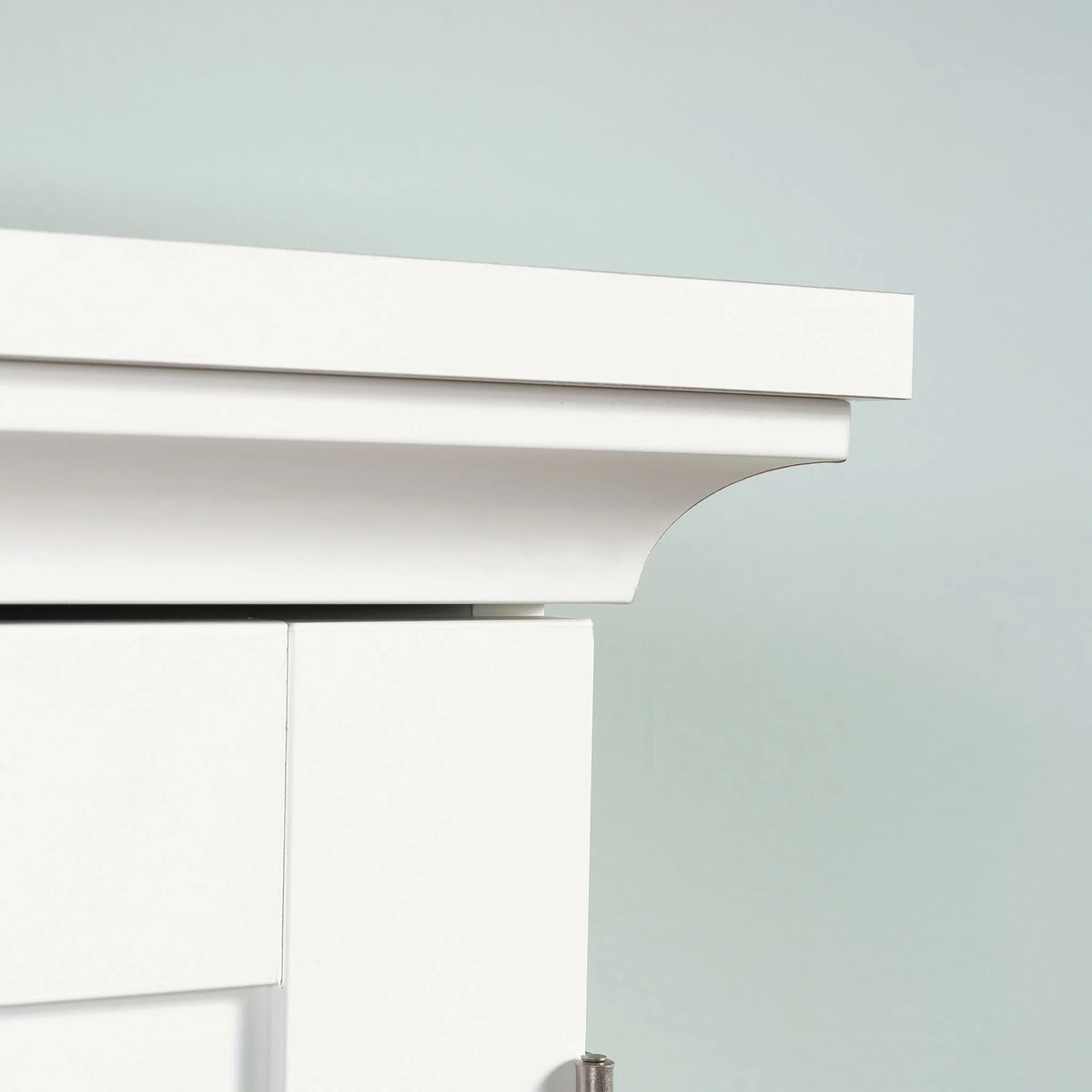 Sauder Craft & Sewing Armoire in Soft White, Soft White Finish