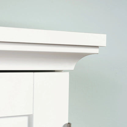 Sauder Craft & Sewing Armoire in Soft White, Soft White Finish