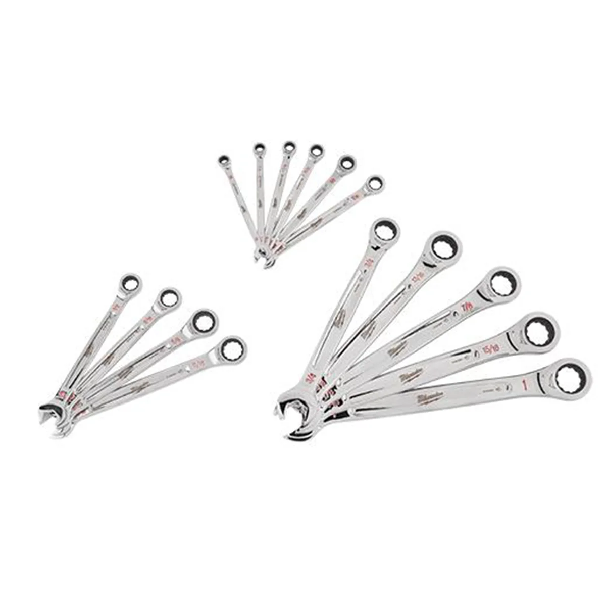 Milwaukee 48-22-9416 15pc Ratcheting Combination Wrench Set - SAE