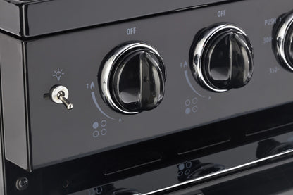 Unique Classic Retro 24" 2.9 cu/ft Freestanding Gas Range with Convection Oven and Sealed Burners