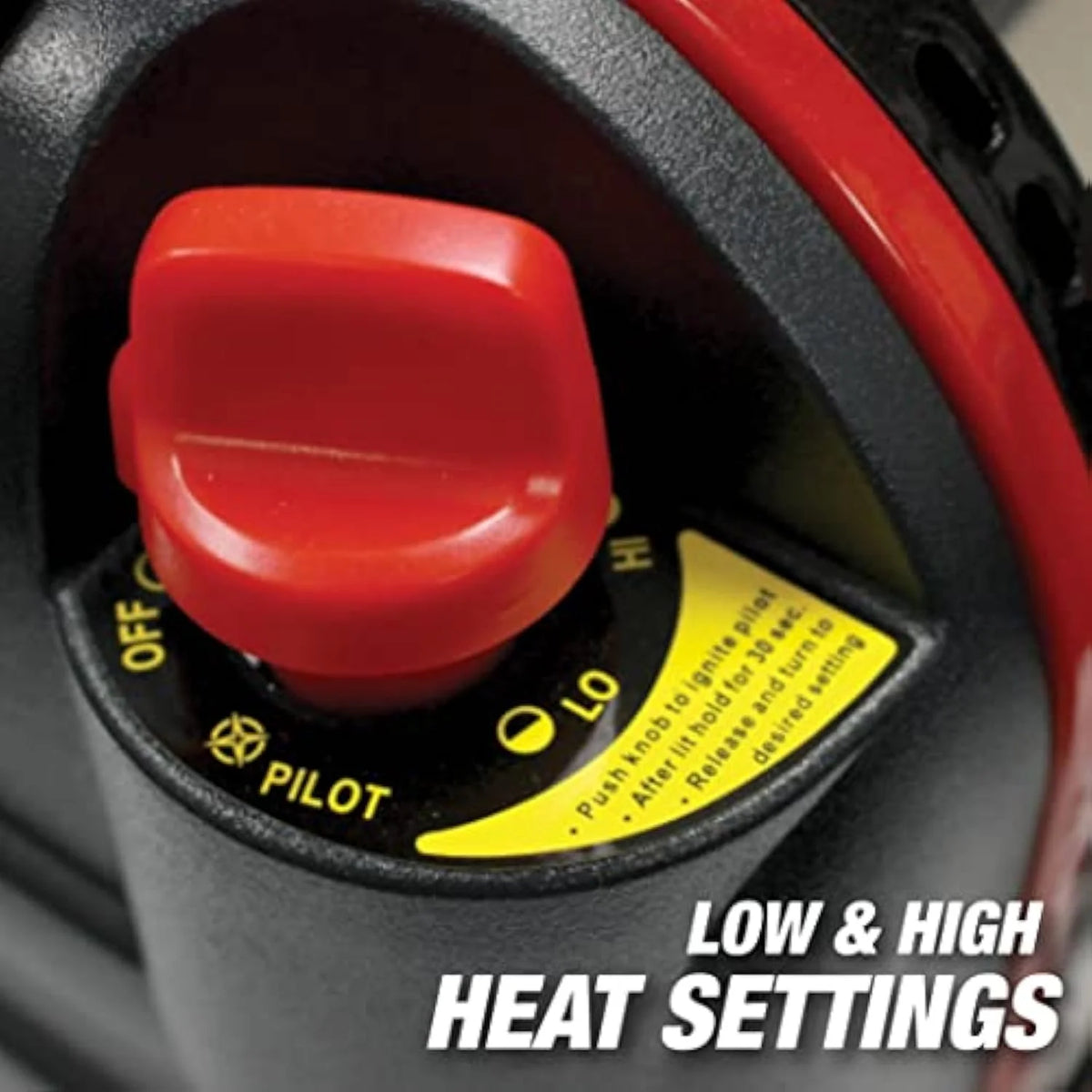 Portable Buddy Heater MH9BX - Indoor-Safe Propane Heater 4,000-9,000 BTU, Compact & Reliable for Campers & Workshops (Red/Black)