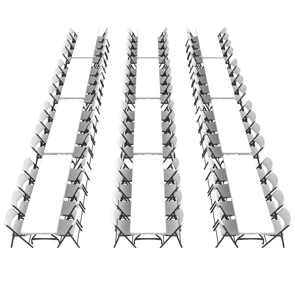 Lifetime Folding Table and Chair Set - Pack of 108