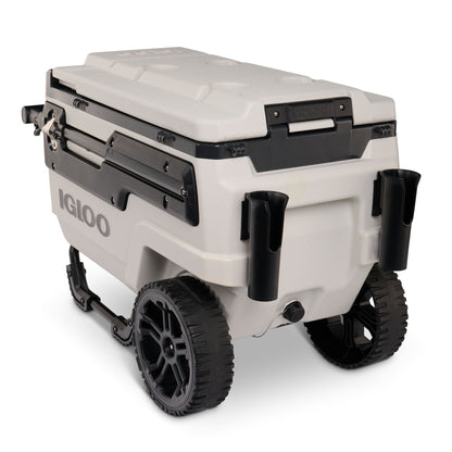 Igloo 70 QT Trailmate Journey Rolling Cooler, Carbonite Gray