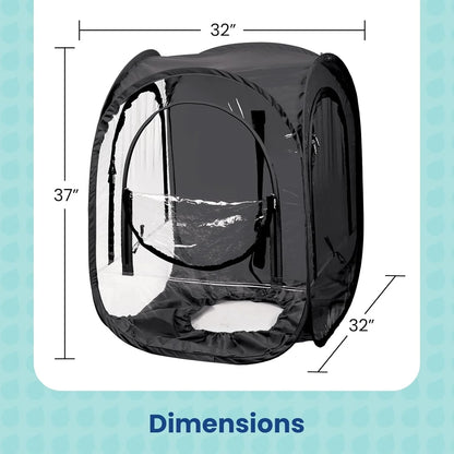 ®   WeatherPod ®   ChairPod ®   - 1 Person Wearable Pod for Wheelchairs, Folding Chairs, Camping Chairs, Offers Protection from The Wind, Rain, and Cold - Chair Tent for Sports