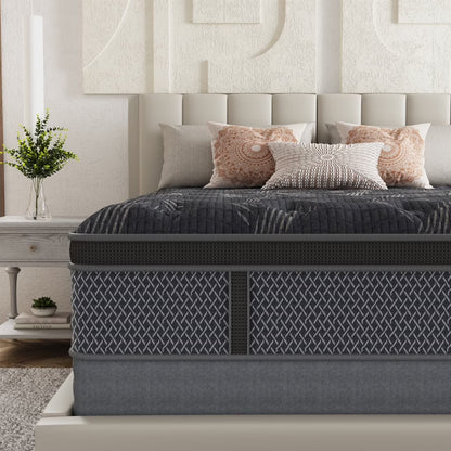 BEHOST Twin Mattress 10 inch, CertiPUR-US Certified Eco-Friendly Twin Memory Foam Mattress, Motion-Free Pocket Springs Hybrid Mattress Twin Size