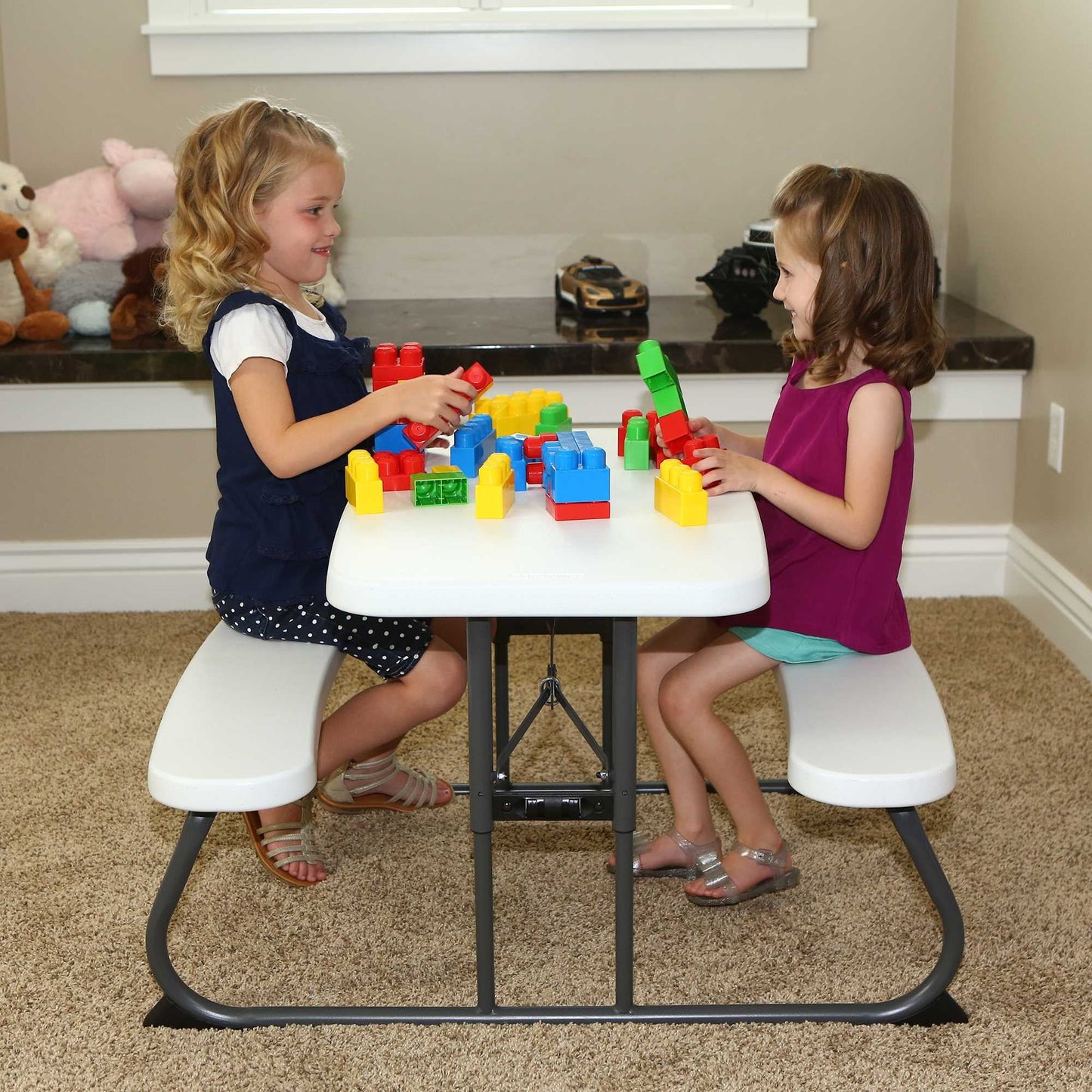 Lifetime Children's Picnic Table , White Granite (60239)