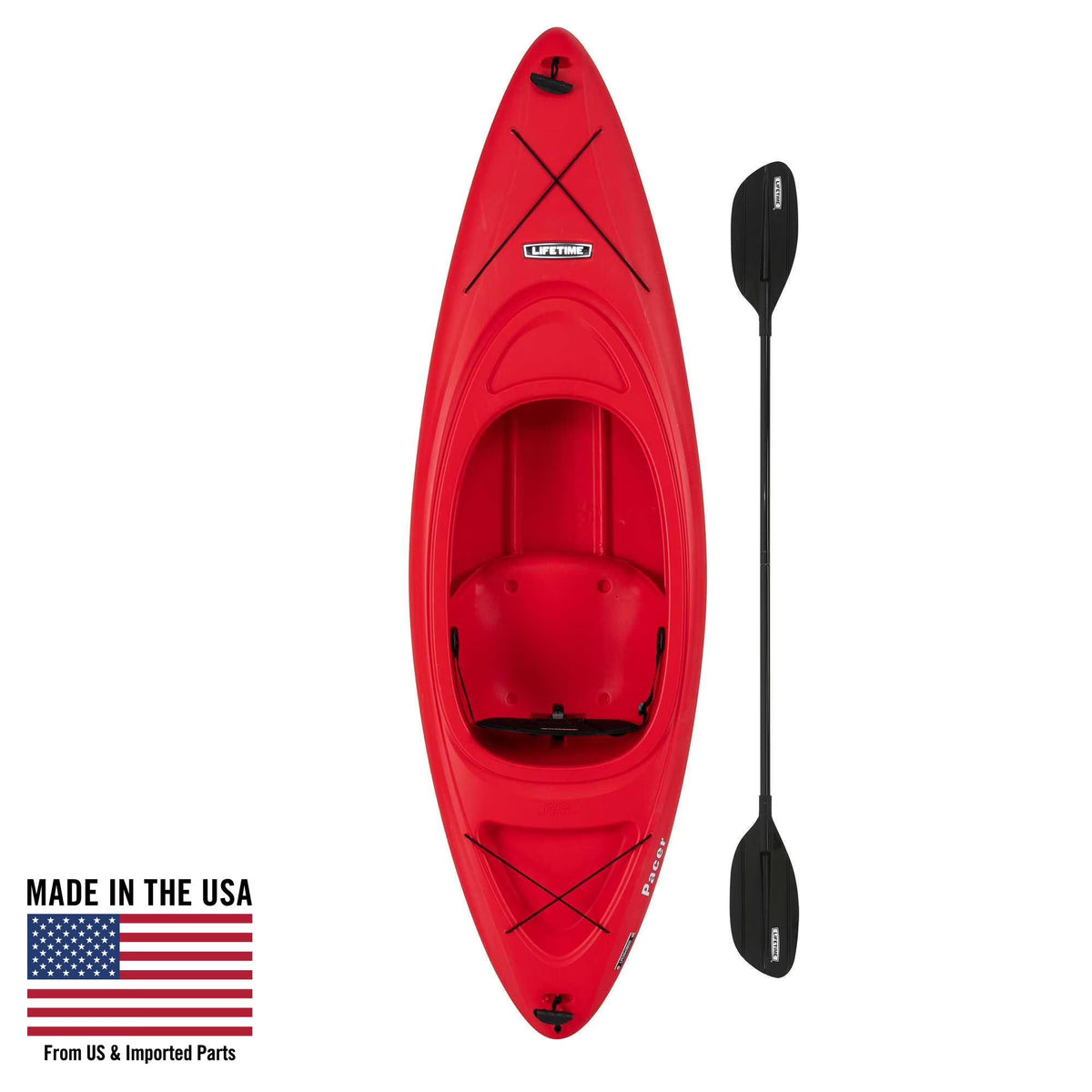 Lifetime Pacer 8 ft. Sit-Inside Kayak, Green (91032)