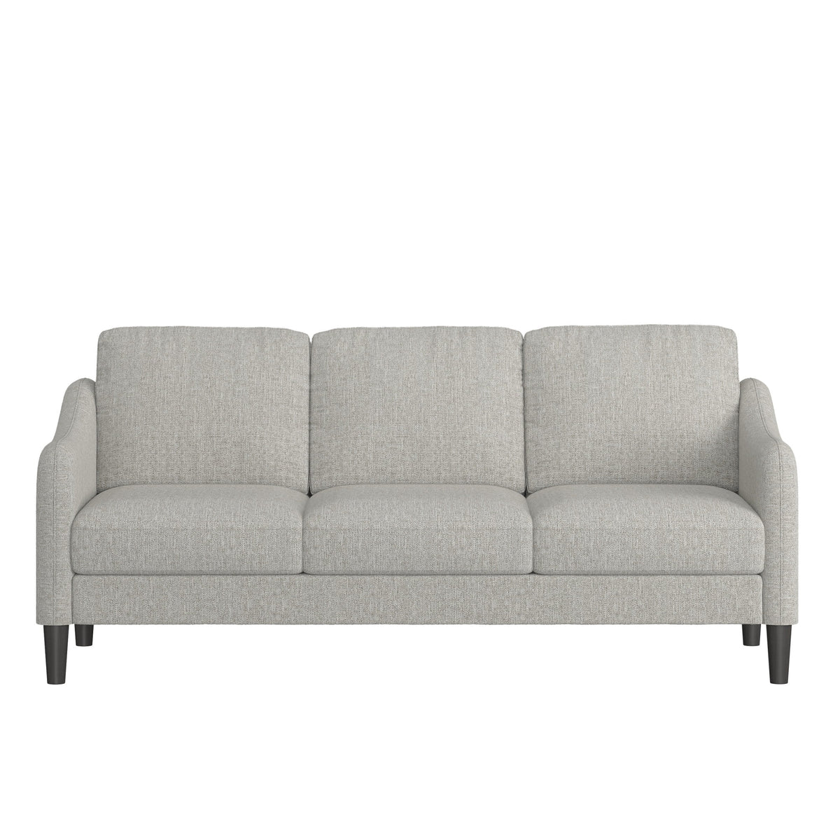Mainstays Westley Swoop Arm Sofa, Burnt Orange