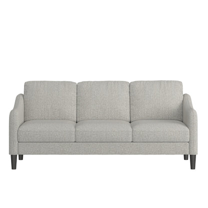 Mainstays Westley Swoop Arm Sofa, Burnt Orange
