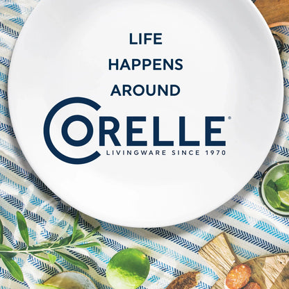 Corelle Indigo Speckle 18-Piece Glass Dinnerware Set (Service for 6)