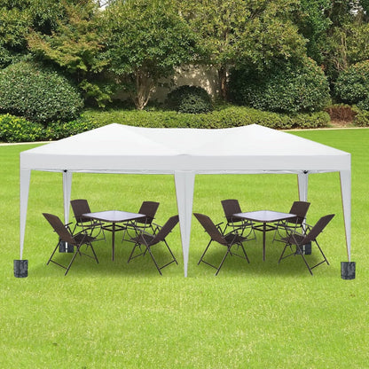 10'x20' Pop Up Canopy Tent with 6 Removable Sidewalls & Portable Rolling Bag �?Waterproof UPF 50+ Shade for Parties, Beach, Weddings & Camping