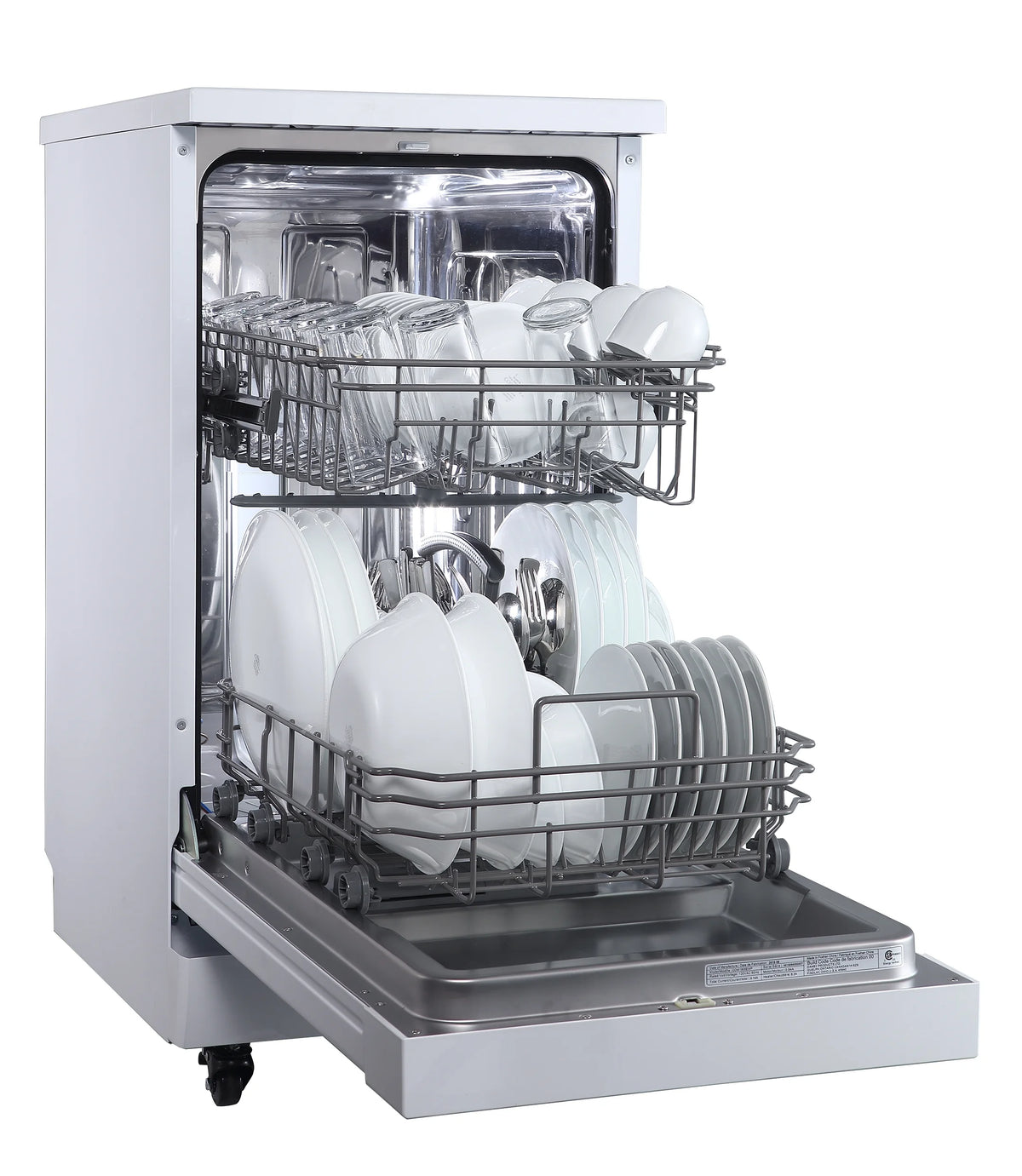 Hamilton Beach 18" Portable Dishwasher in White