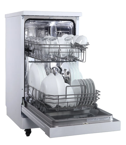 Hamilton Beach 18" Portable Dishwasher in White