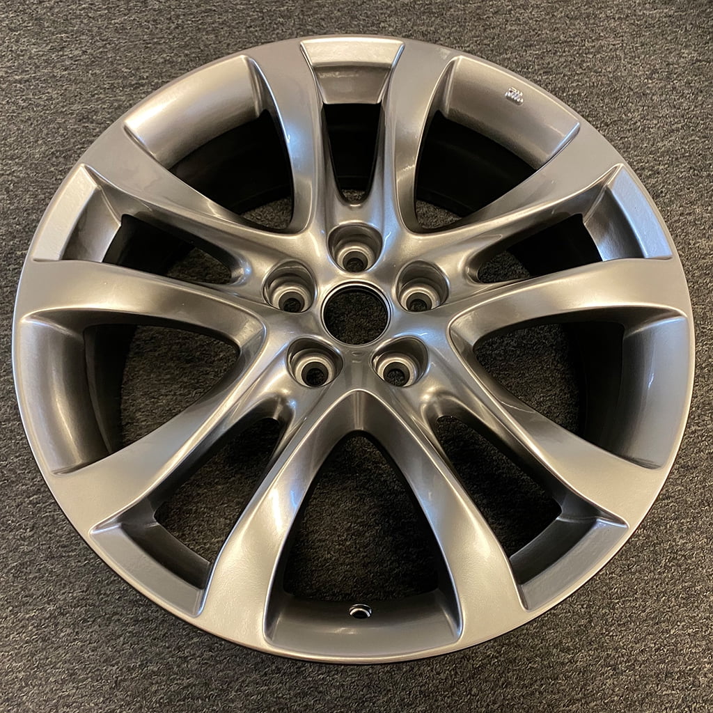19" 19x7.5" Automotive Rim New Single Wheel for Mazda 6 2014 - 2017 Dark Hyper Silver OEM Design Replacement