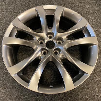 19" 19x7.5" Automotive Rim New Single Wheel for Mazda 6 2014 - 2017 Dark Hyper Silver OEM Design Replacement