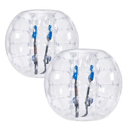 KFFKFF 4FT/1.2M Inflatable Bumper Balls 2-Pack Sumo Zorb Balls for Teens & Adults