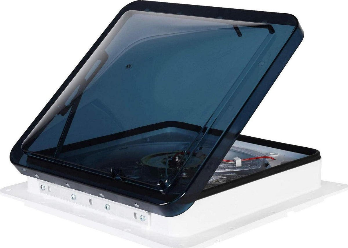 Dometic FanTastic Vent 7350 - Variable Speed Fan Hatch with Automatic Dome Lift -14×14 Standard Roof Window for RV. Camper. Trailer