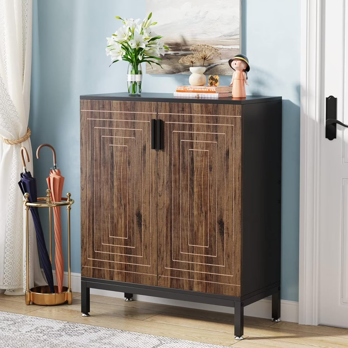 Tribesigns 20 Pairs Shoe Storag Cabinet for Entryway