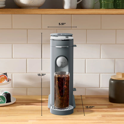 Ninja Pods & Grounds Single-Serve Coffee Brewer, Steam Grey