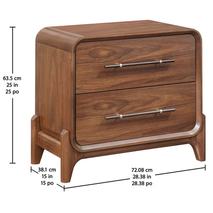 Rockford 2-Drawer Nightstand