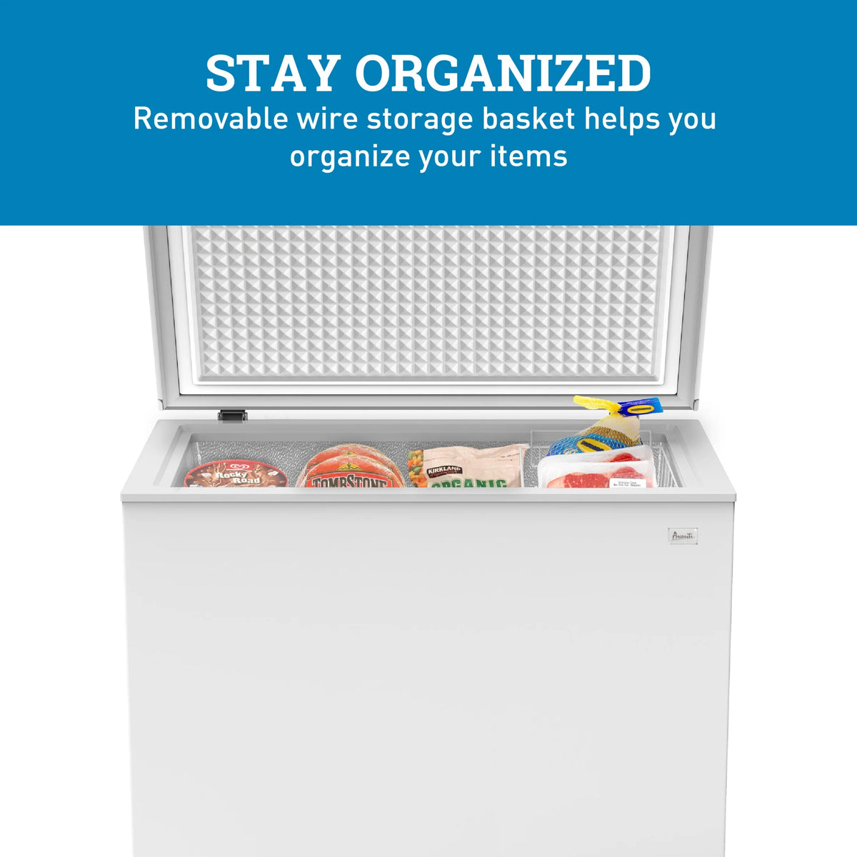 Avanti Garage Ready Chest Freezer, 5.0 Cu. ft. Capacity, in White (?CF5F0W)