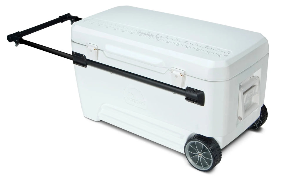 Igloo 50170 110 Qt Glide Pro Portable Large Ice Chest Wheeled Cooler