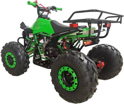 X-Pro Brand New Blast 125cc ATV with Automatic Transmission Reverse LED Headlights Big 19"/18" Tires