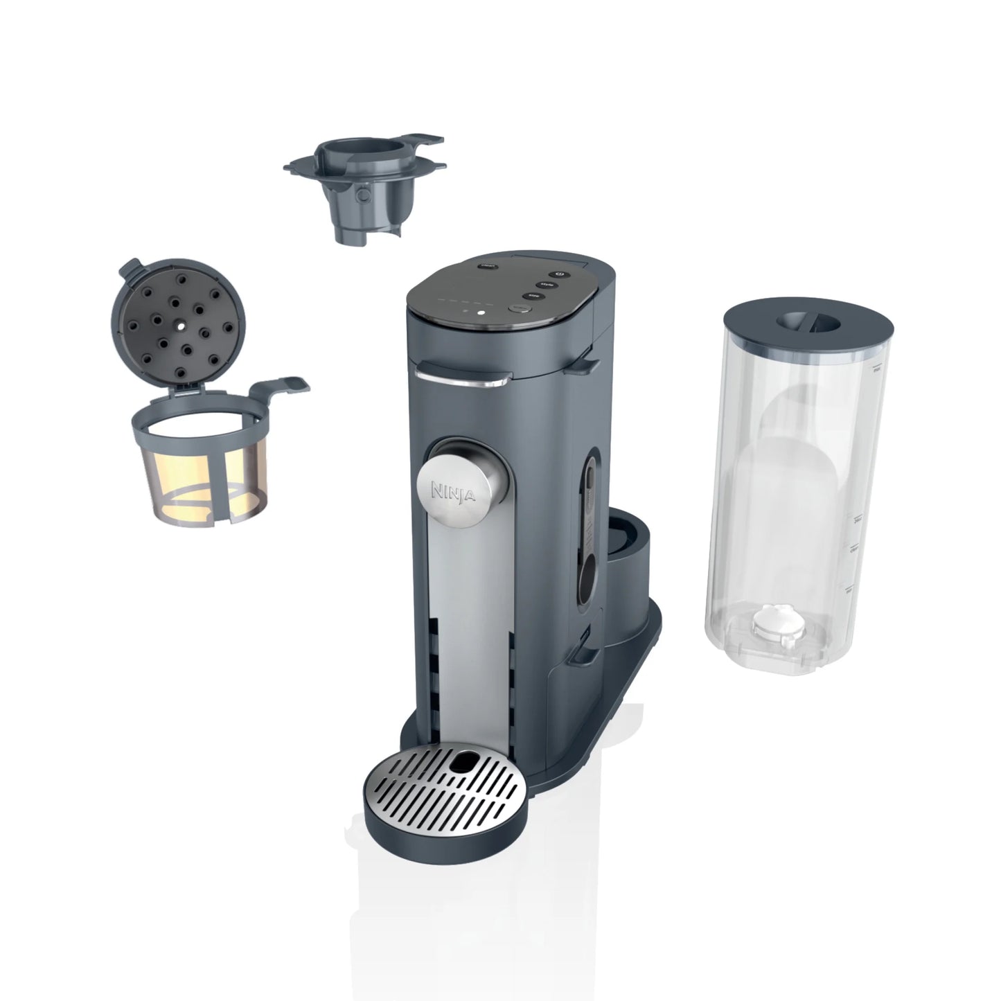 Ninja Pods & Grounds Single-Serve Coffee Brewer, Steam Grey