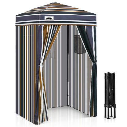 EAGLE PEAK Flex Ultra Compact 4 ft x 4 ft Pop-up Changing Room Canopy, Portable Privacy Cabana