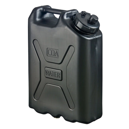 Scepter 2 Pack Heavy Duty Military Style Water Container, 5 Gallon,  Black