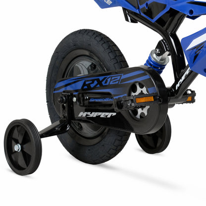 12" Hyper Speed Bike, Childs Bicycle; Kids Ages 2-4 Years Old, Blue, Character Group: Speed