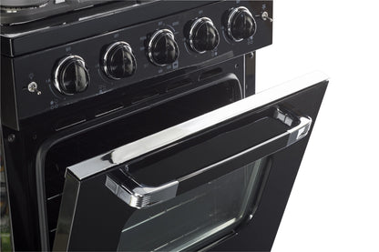 Unique Classic Retro 24" 2.9 cu/ft Freestanding Gas Range with Convection Oven and Sealed Burners