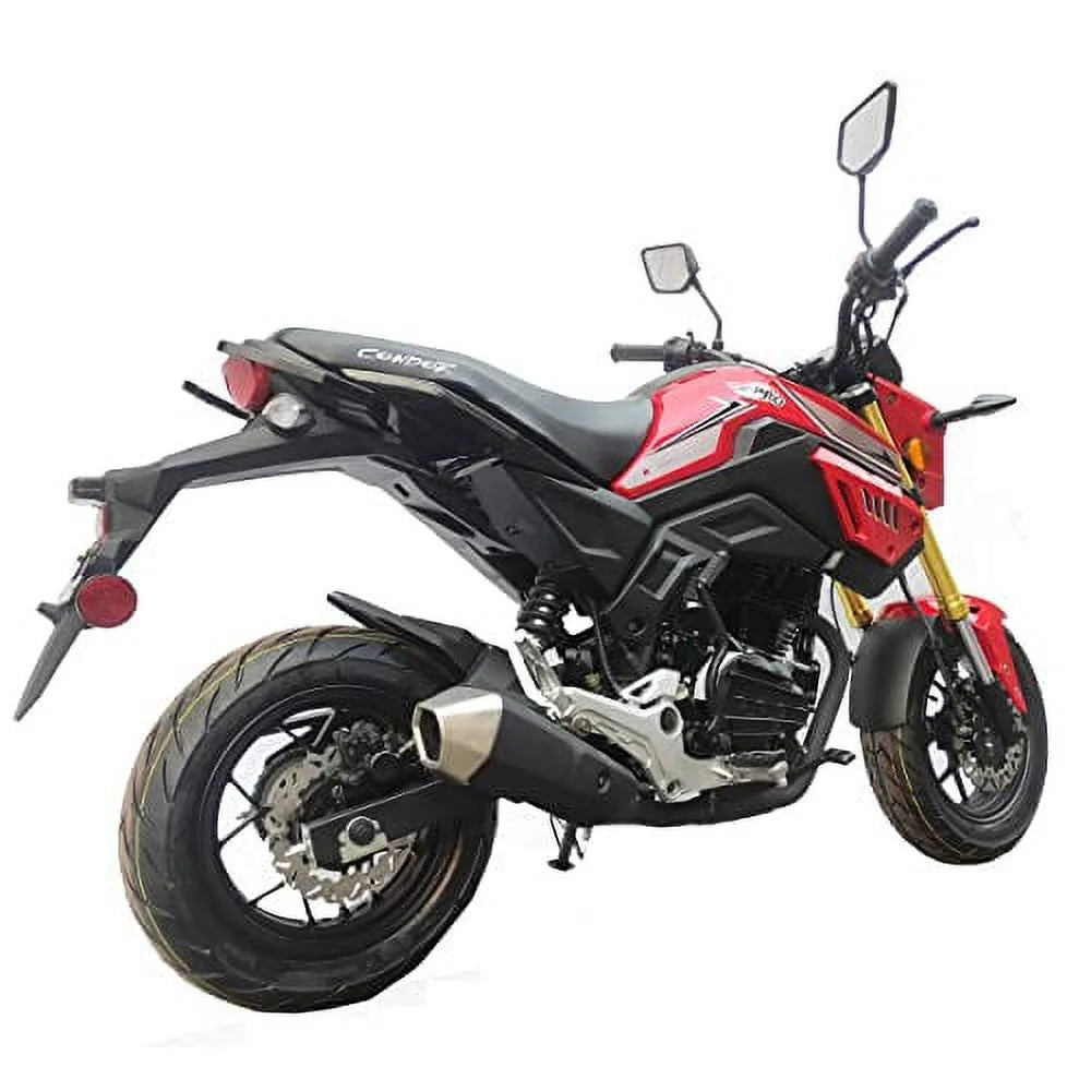 X-Pro Brand New 150cc Gas Motorcycle with 5-Speed Manual Transmission Electric/Kick Start 12" Wheels