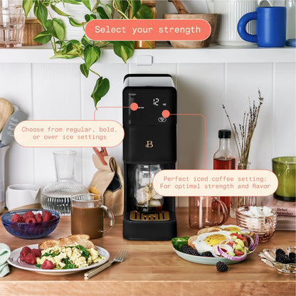 Beautiful Perfect Grind�?Programmable Single Serve Coffee Maker, White Icing by Drew Barrymore
