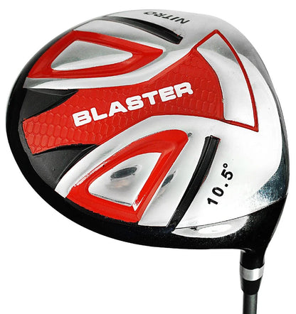 Nitro Men’s Blaster 13-Piece Golf Club Set – Right-Handed, Complete with Bag & Headcovers