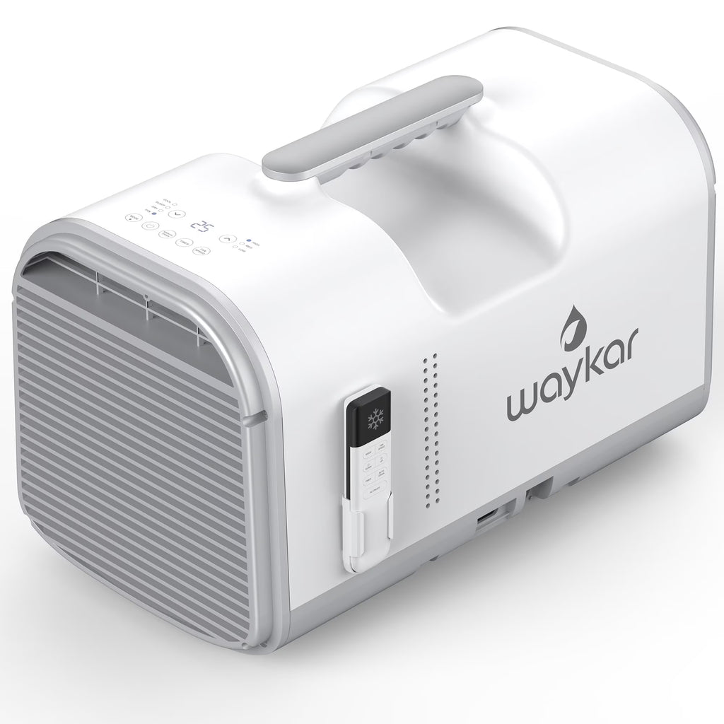 Waykar 4500BTU Portable Air Conditioner for Tent, Camping, RV, 130 Sq. Ft., Low Noise, Remote Control