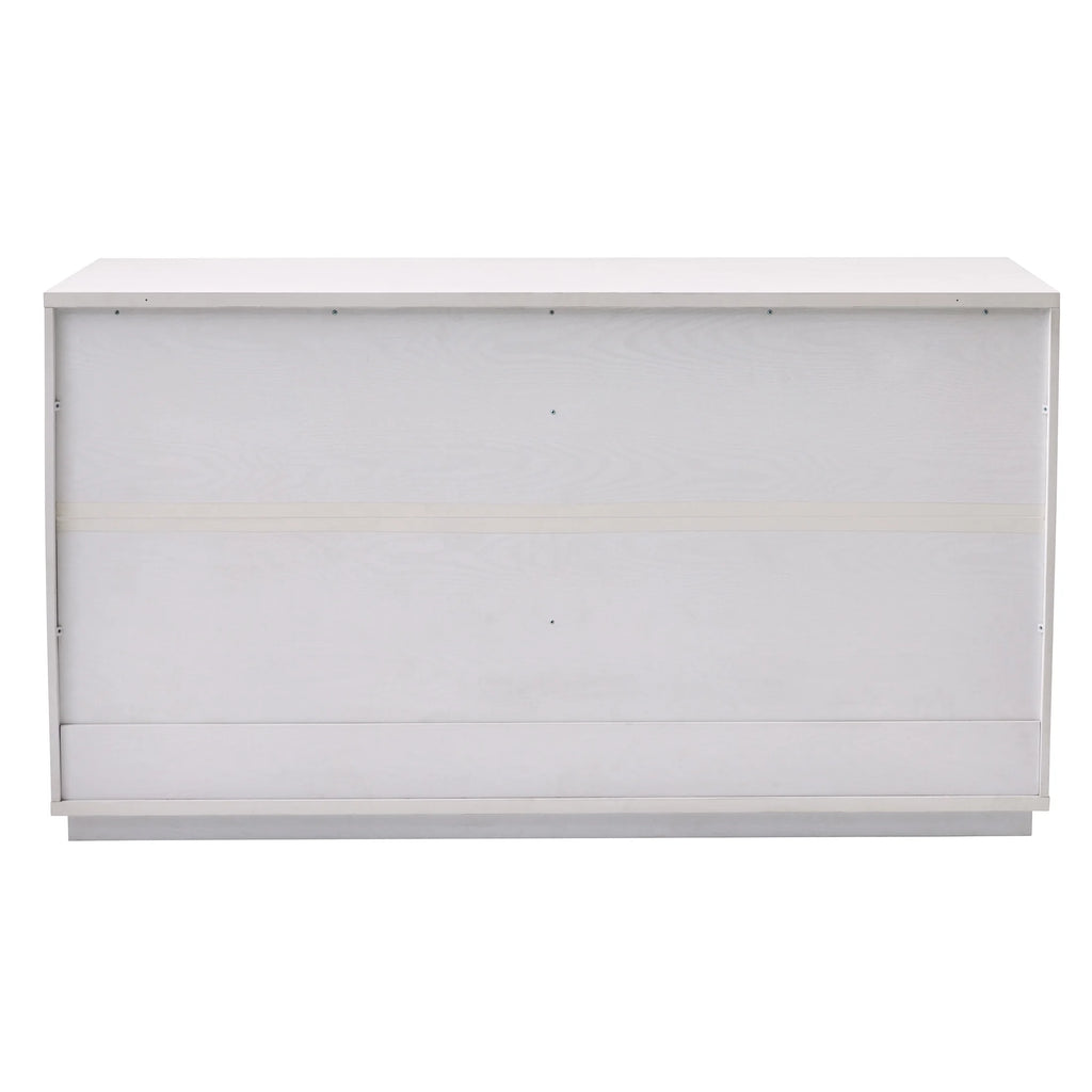 Better Homes and Gardens Lillian 6 Drawer Dresser, White