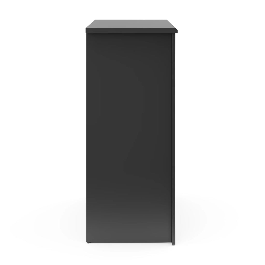 Storkcraft Crescent 4 Drawer Childrens Nursery Dresser, Espresso